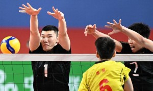 全运会男排U20-浙江3-0河南进决赛 卫冕冠军山东1-3江苏
